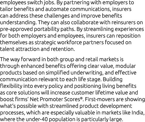 employees switch jobs. By partnering with employers to tailor benefits and automate communications, insurers can addr...